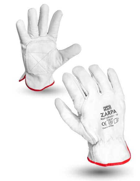 GUANTE PIEL FLOR REFORZADO CALIDAD EXTRA