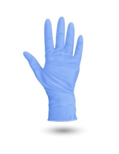 GUANTE NITRILO AZUL